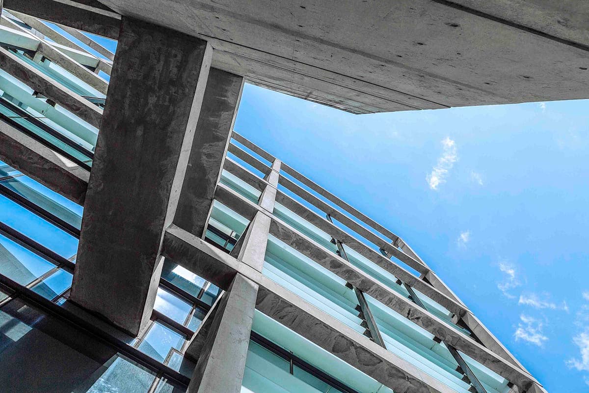 Architectural detail of AKIJ Resource headquarters